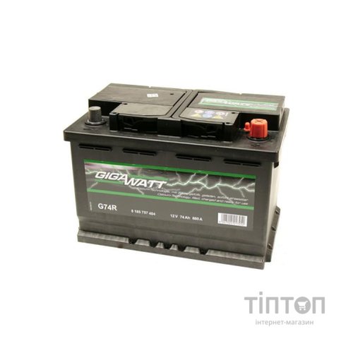 Акумулятор автомобільний GigaWatt 74А (0185757404)
