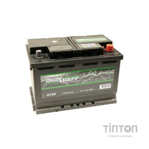 Акумулятор автомобільний GigaWatt 74А (0185757404)