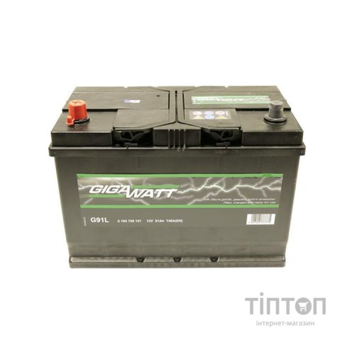 Акумулятор автомобільний GigaWatt 91А (0185759101)