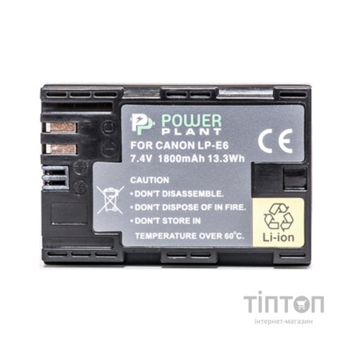Акумулятор до фото/відео Canon LP-E6 Chip PowerPlant (DV00DV1243)