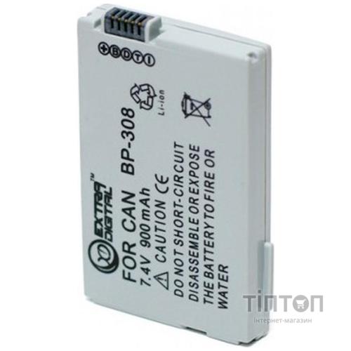 Акумулятор до фото/відео EXTRADIGITAL Canon BP-308B (DV00DV1077)