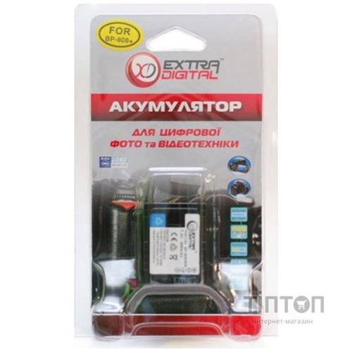 Акумулятор до фото/відео EXTRADIGITAL Canon BP-808 Chip (BDC2415)