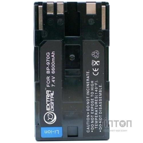 Акумулятор до фото/відео EXTRADIGITAL Canon BP-970 (DV00DV1355)