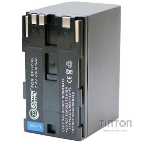 Акумулятор до фото/відео EXTRADIGITAL Canon BP-970 (DV00DV1355)