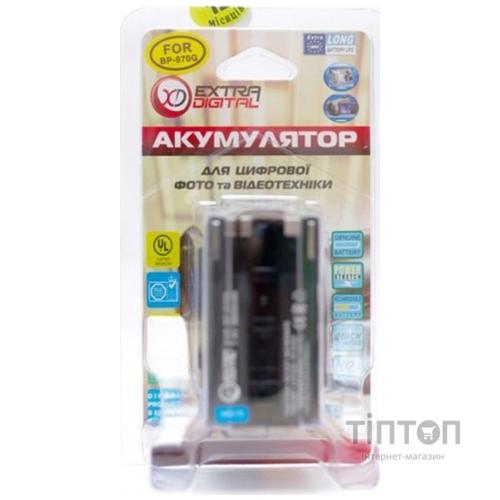 Акумулятор до фото/відео EXTRADIGITAL Canon BP-970 (DV00DV1355)