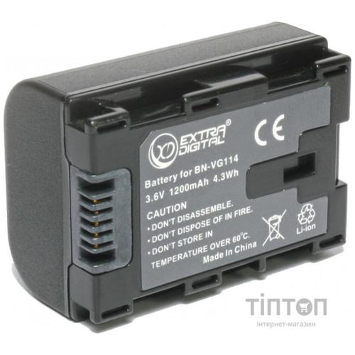 Акумулятор до фото/відео EXTRADIGITAL JVC BN-VG114 (chip) (BDJ1310)