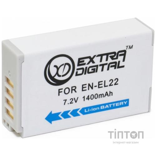 Акумулятор до фото/відео EXTRADIGITAL Nikon EN-EL22 (BDN2683)