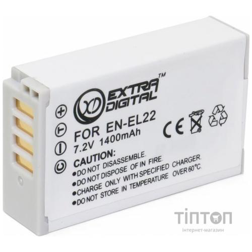 Акумулятор до фото/відео EXTRADIGITAL Nikon EN-EL22 (BDN2683)