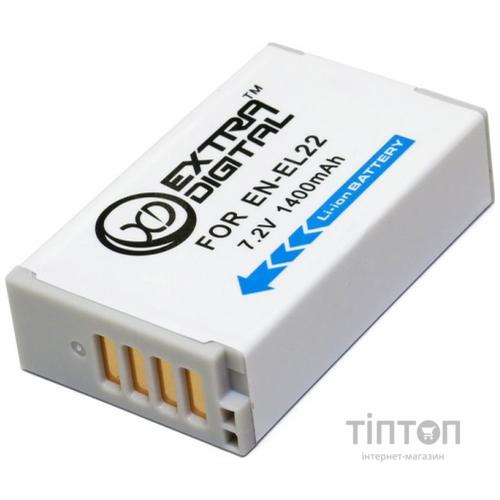 Акумулятор до фото/відео EXTRADIGITAL Nikon EN-EL22 (BDN2683)