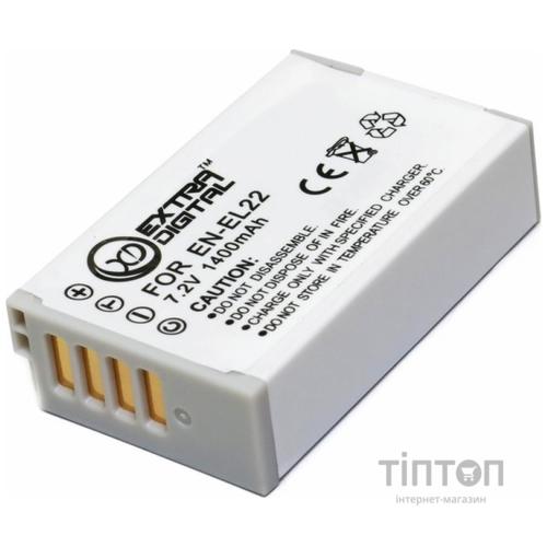 Акумулятор до фото/відео EXTRADIGITAL Nikon EN-EL22 (BDN2683)