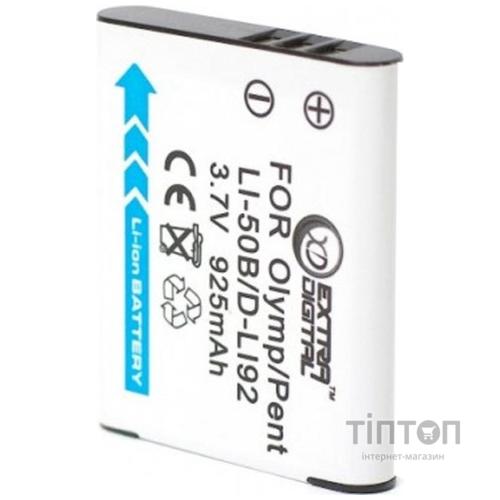 Акумулятор до фото/відео EXTRADIGITAL Olympus Li-50B, Pentax D-Li92 (BDO2539)