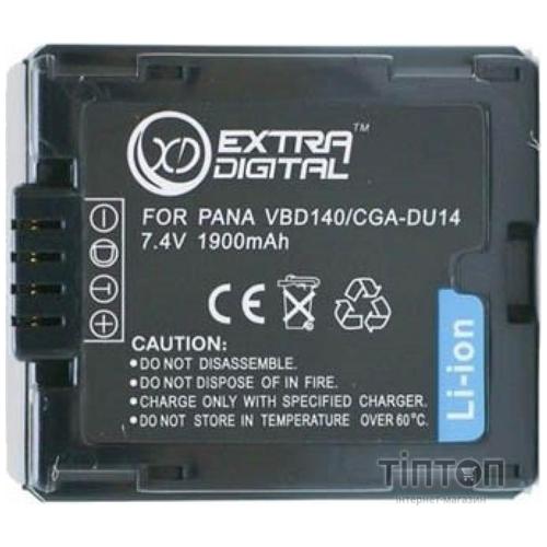 Акумулятор до фото/відео Extradigital Panasonic CGA-DU14
