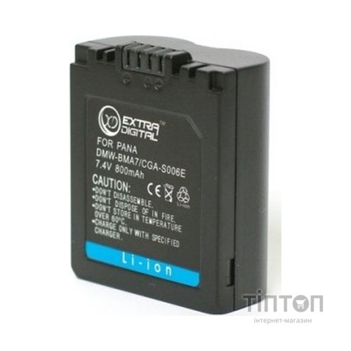 Акумулятор до фото/відео EXTRADIGITAL Panasonic S006E (DV00DV1100)
