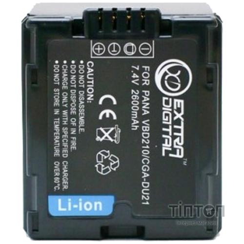 Акумулятор до фото/відео EXTRADIGITAL Panasonic VBD210, CGA-DU21 (BDP2580)