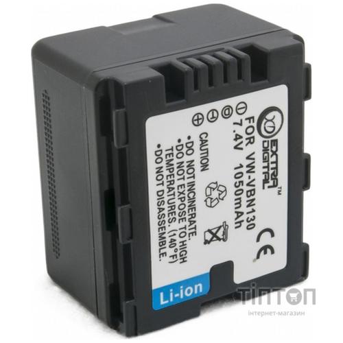 Акумулятор до фото/відео EXTRADIGITAL Panasonic VW-VBN130 (DV00DV1361)