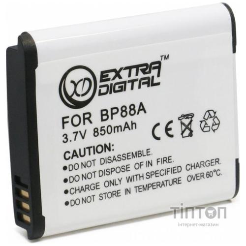 Акумулятор до фото/відео EXTRADIGITAL Samsung BP88A (DV00DV1374)