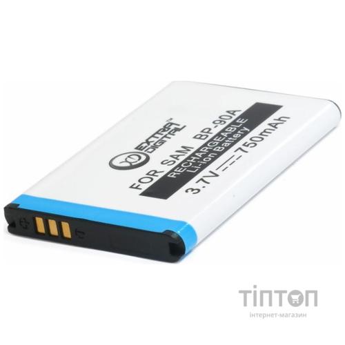Акумулятор до фото/відео EXTRADIGITAL Samsung BP90A (DV00DV1382)