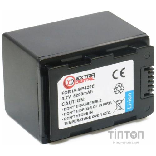 Акумулятор до фото/відео EXTRADIGITAL Samsung IA-BP420E (DV00DV1359)