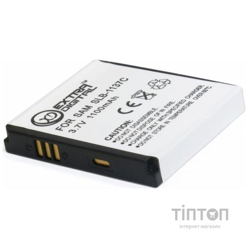 Акумулятор до фото/відео EXTRADIGITAL Samsung SLB-1137C, Li-ion, 1100 mAh (DV00DV1326)