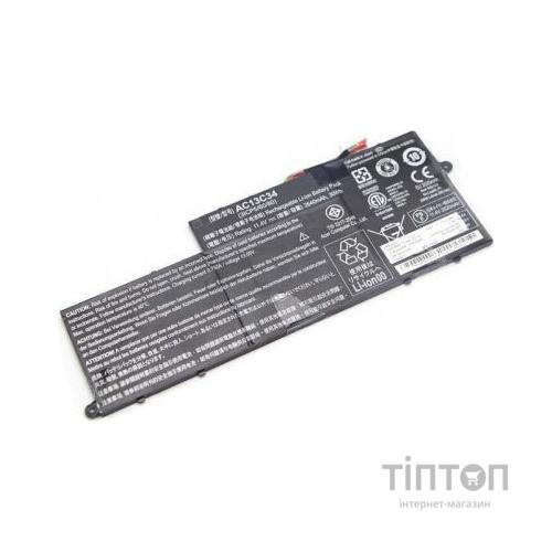 Акумулятор до ноутбука Acer AC13C34, 2640mAh (30Wh), 3cell, 11.4V, Li-ion (A47185)