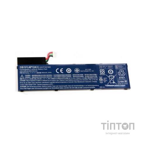 Акумулятор до ноутбука Acer Acer AP12A3i Aspire M3 4850mAh (54Wh) 6cell 11.1V Li-ion (A47020)