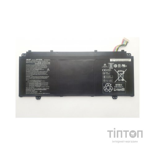 Акумулятор до ноутбука Acer AP15O5L Aspire S5-371, 4670mAh (53.9Wh), 3cell, 11.55V, Li-i (A47686)