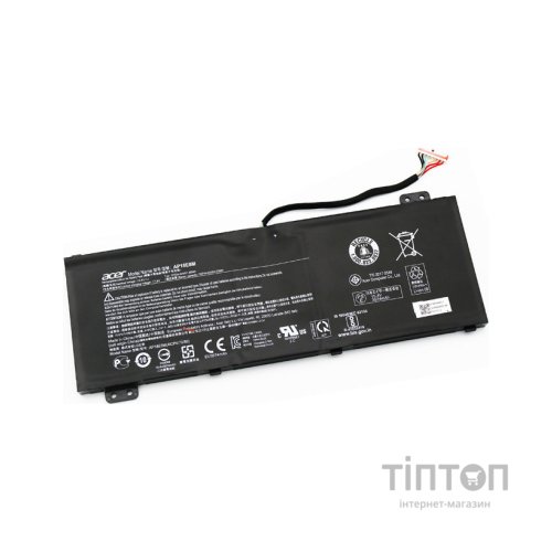 Акумулятор до ноутбука Acer AP18E8M Aspire AN515, 3733mAh (57.48Wh), 4cell, 15.4V, Li-Pol (A47735)