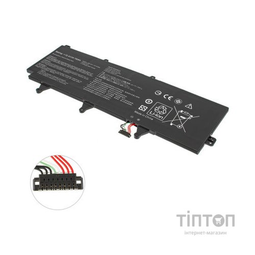 Акумулятор до ноутбука ASUS ROG Zephyrus GX701 C41N1802, 4935mAh (76Wh), 4cell, 15.4V, Li-Pol (A47844)