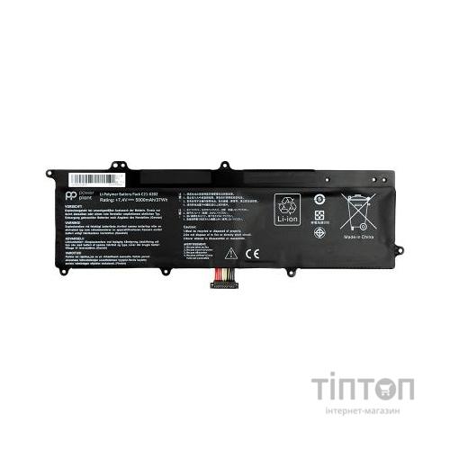 Акумулятор до ноутбука Asus VivoBook S200E Series (C21-X202) 7.4V 5000mAh PowerPlant (NB430888)