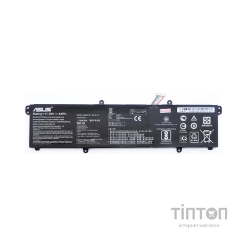 Акумулятор до ноутбука ASUS X413 B31N1911, 3640mAh (42Wh), 3cell, 11.55V, Li-ion (A47797)