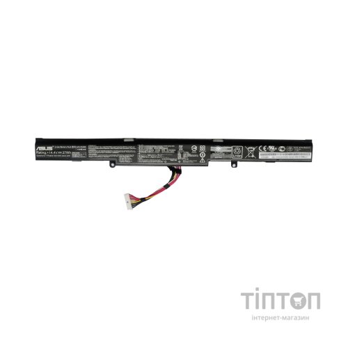 Акумулятор до ноутбука ASUS X450J A41-X550E, 37Wh (2500mAh), 4cell, 14.4V, Li-ion, black (A47765)