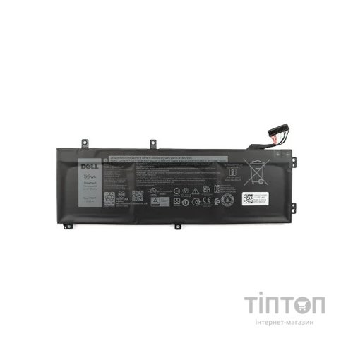 Акумулятор до ноутбука Dell G7-7700 V0GMT (short), 4649mAh (56Wh), 3cell, 11.4V, Li-ion (A47880)