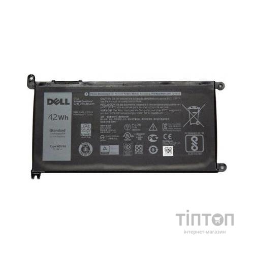 Акумулятор до ноутбука Dell Inspiron 15-5568 WDX0R, 42Wh (3500mAh), 3cell, 11.4V (A47307)
