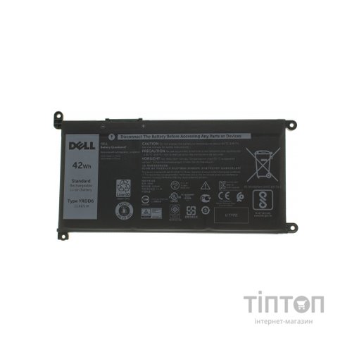 Акумулятор до ноутбука Dell Inspiron 15-5585 YRDD6, 42Wh (3500mAh), 3cell, 11.46V (A47678)
