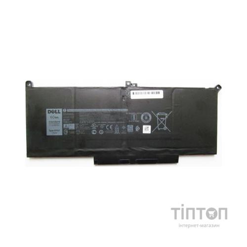 Акумулятор до ноутбука Dell Latitude 7280 F3YGT, 7500mAh (60Wh), 4cell, 7.6V, Li-ion (A47413)
