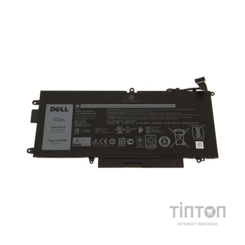 Акумулятор до ноутбука Dell Latitude 7390 K5XWW, 7500mAh (60Wh), 4cell, 7.6V, Li-ion (A47682)