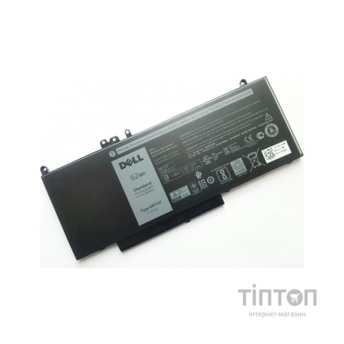 Акумулятор до ноутбука Dell Latitude E5570 6MT4T, 7750mAh (62Wh), 4cell, 7.6V, Li-ion (A47176)