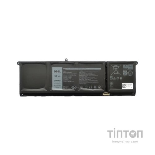 Акумулятор до ноутбука Dell Vostro 5510 V6W33, 54Wh (3440mAh), 4cell, 15V, Li-ion (A47809)