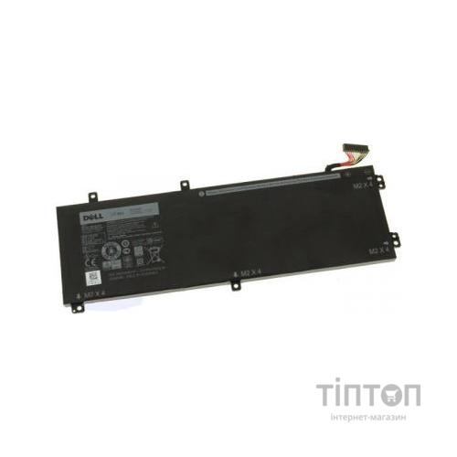 Акумулятор до ноутбука Dell XPS 15-9550 (short) RRCGW, 56Wh (4666mAh), 3cell, 11.4V, Li- (A47375)