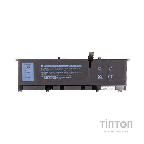 Акумулятор до ноутбука DELL XPS 15 9575 Series (8N0T7) 11.4V 6254mAh PowerPlant (NB441884)