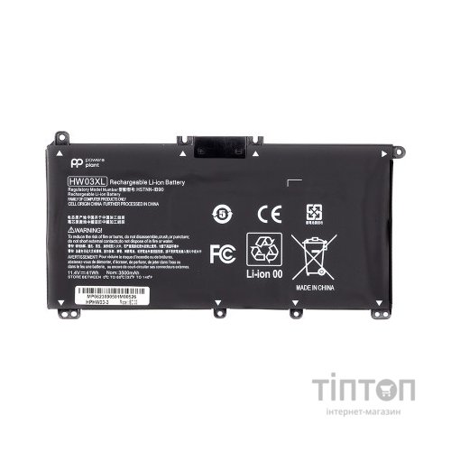 Акумулятор до ноутбука HP 255 G8 (HW03XL) 11.4V 3500mAh PowerPlant (NB462087)