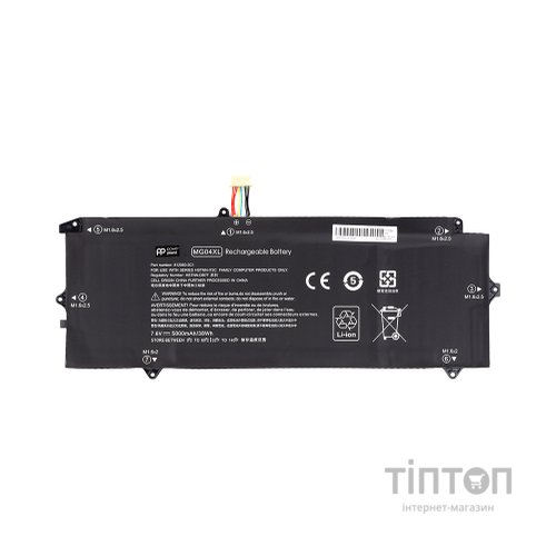 Акумулятор до ноутбука HP Elite X2 1012 G1 (MG04) 7.6V 5000mAh PowerPlant (NB461745)