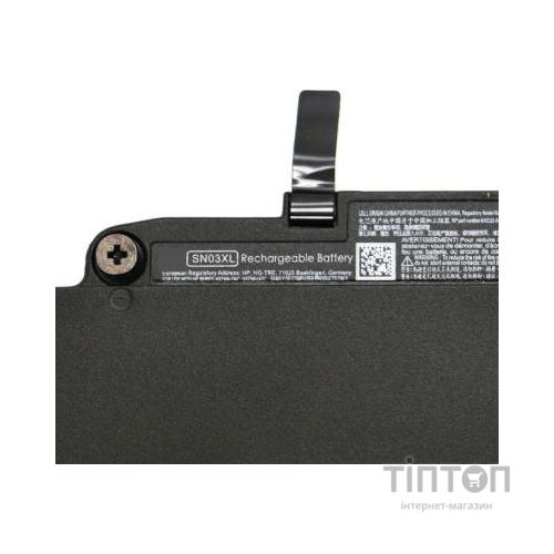 Акумулятор до ноутбука HP EliteBook 820 G3 SN03XL, 44Wh (3910mAh), 3cell, 11.4V, Li-Po (A47525)