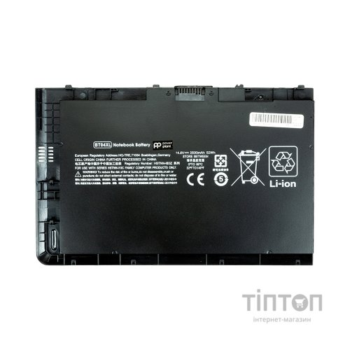 Акумулятор до ноутбука HP EliteBook Folio 9470m (BT04XL, HP9470PB) 14.8V 3500mAh PowerPlant (NB460670)