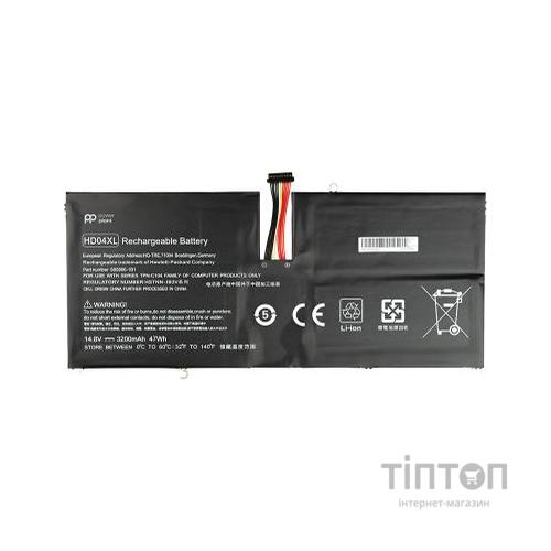 Акумулятор до ноутбука HP Envy Spectre XT 13-2120TU (HD04XL) 14.8V 3200mAh PowerPlant (NB461363)
