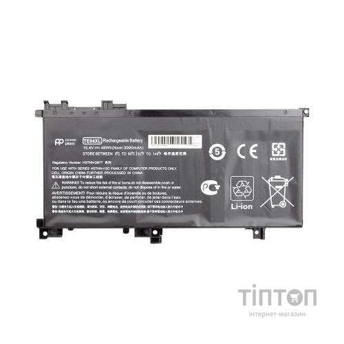 Акумулятор до ноутбука HP Omen 15 AX200 (HSTNN-DB7T, TE04) 15.4V 3000mAh PowerPlant (NB461462)