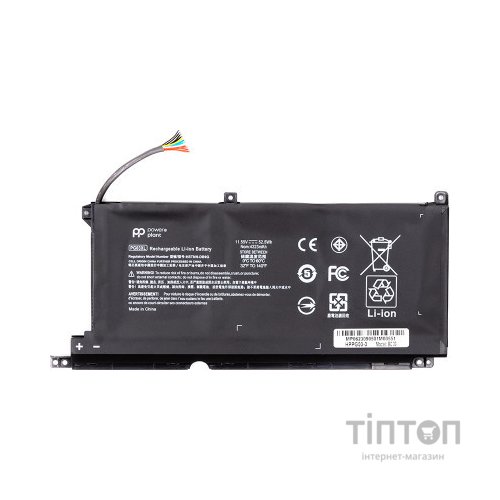 Акумулятор до ноутбука HP Pavilion Gaming 15-DK Series (PG03XL) 11.55V 4323mAh PowerPlant (NB462117)