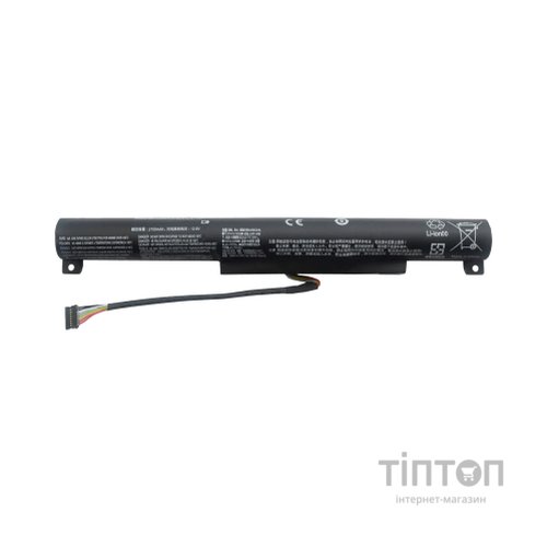 Акумулятор до ноутбука Lenovo IdeaPad 100-15IBYL14C3A01, 2200mAh (24Wh), 3cell, 10.8V, Li-ion, black AlSoft (A47781)