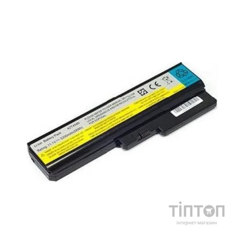 Акумулятор до ноутбука Lenovo IdeaPad G430 42T4725, 5200mAh (58Wh), 6cell, 11.1V, Li-ion (A47829)
