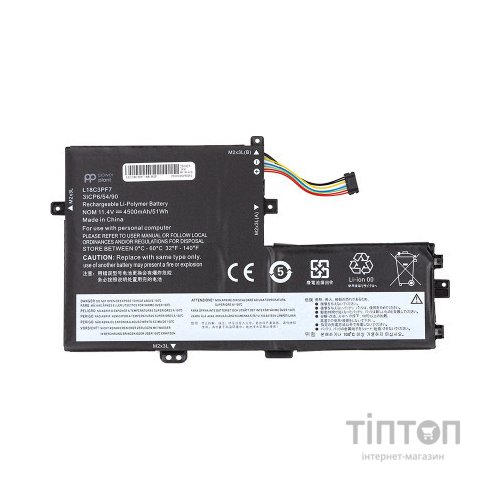 Акумулятор до ноутбука LENOVO Ideapad S340-14IML (L18C3PF7) 11.4V 4500mAh PowerPlant (NB482092)